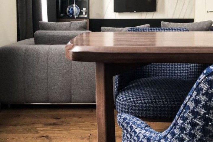 Дизайнерский ремонт кухни-гостинной — фото 1